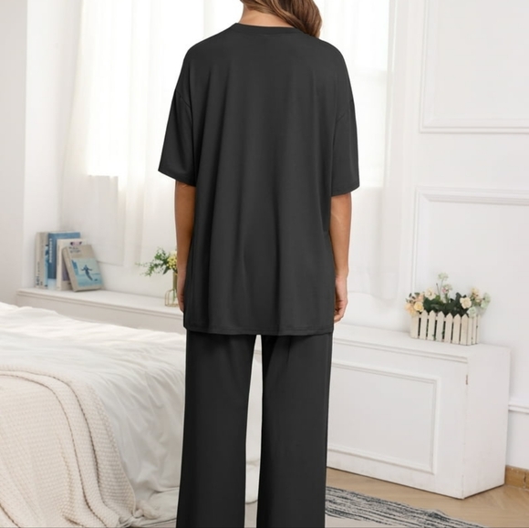Women's Black Sleepwear Set Nwot - Picture 3 of 4